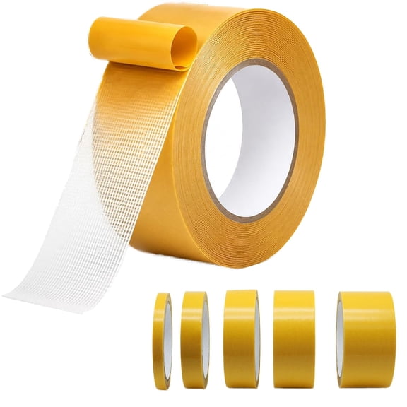 High Tack Double Sided Mesh Tape, Grid Double Sided Tape, Heavy Duty Clear Tape