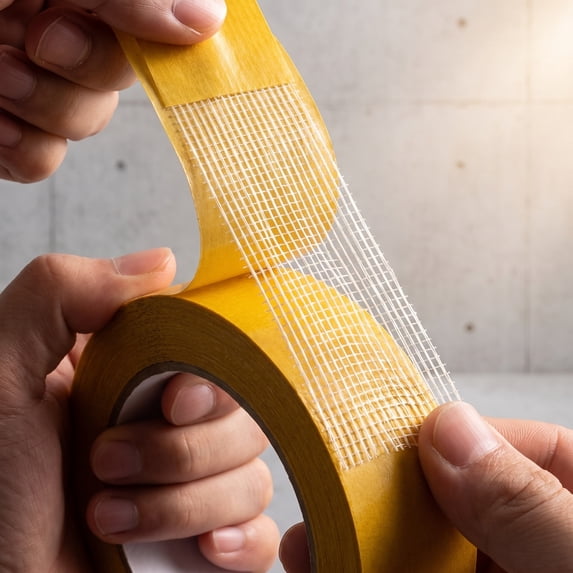 High-Tack Grid Double-Sided Tape,Heavy Duty Waterproof Mesh Magic Tape,Tear-Resistant Hight Adhesion Removable No Residue For Curtains, Carpets, Crafts And Home Repairs,1*11Cm