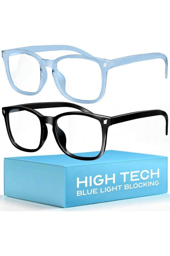 High Tech Blue Light Glasses - Advanced 99% Computer Glasses - Anti Eyestrain & UV Glare Protection