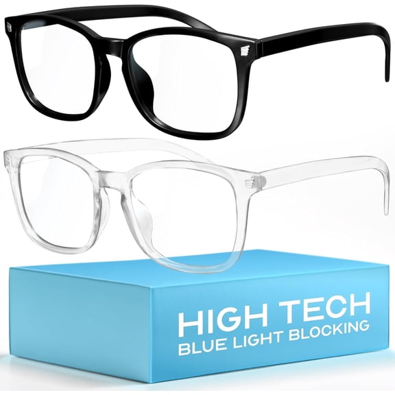 High Tech Blue Light Glasses - Advanced Blocking Computer Screen Fatigue & UV Protection