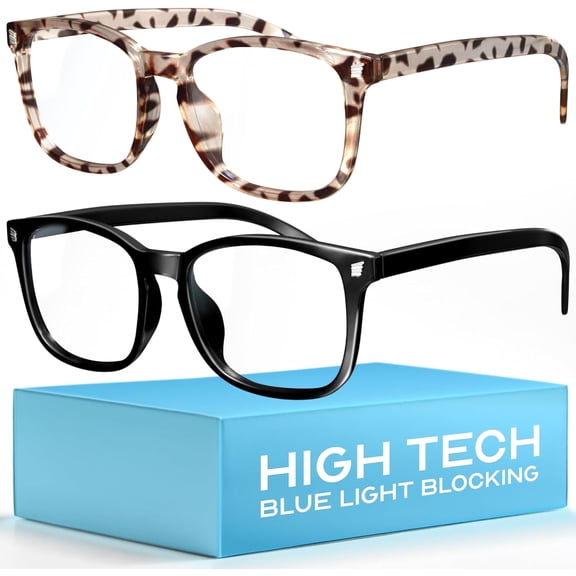 High Tech Blue Light Glasses - Blue Light Blocking Computer Glasses - Screen & UV Protection