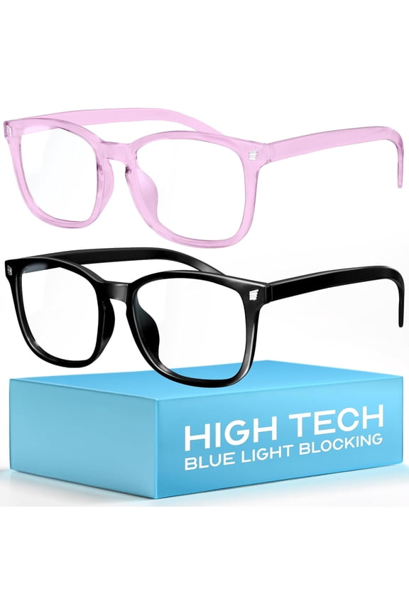 High Tech Blue Light Glasses -  Blue Light Blocking Computer Glasses - Screen  & UV Protection