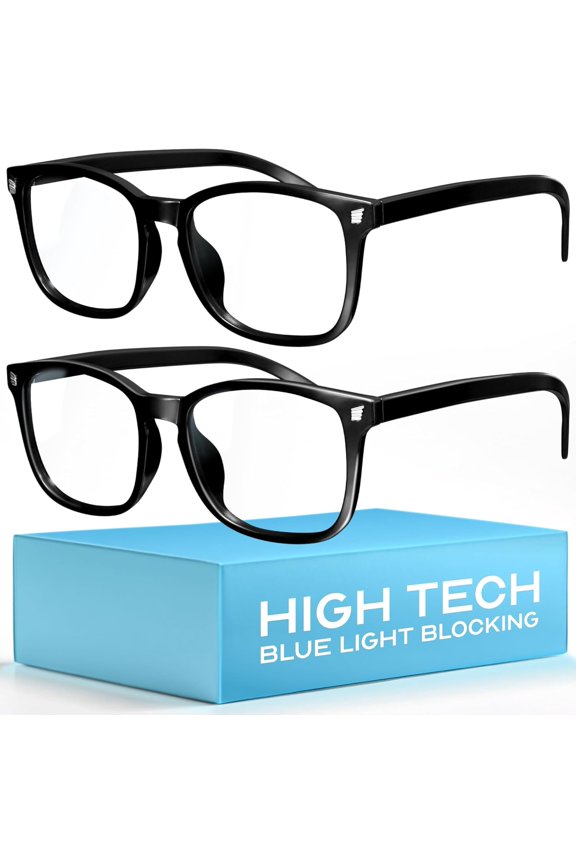 High Tech Blue Light Glasses - Blue Light Blocking Computer Glasses - Screen & UV Protection