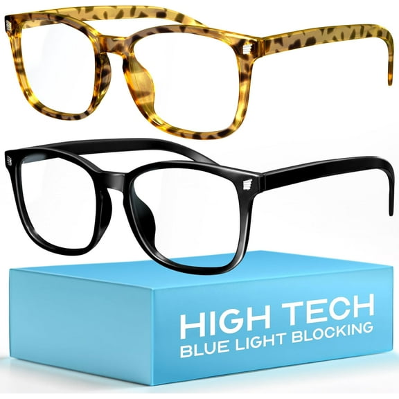 High Tech Blue Light Glasses -  Blue Light Blocking Computer Glasses - Screen  & UV Protection