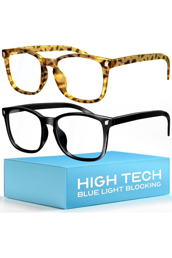 High Tech Blue Light Glasses - Blue Light Blocking Computer Glasses - Screen & UV Protection