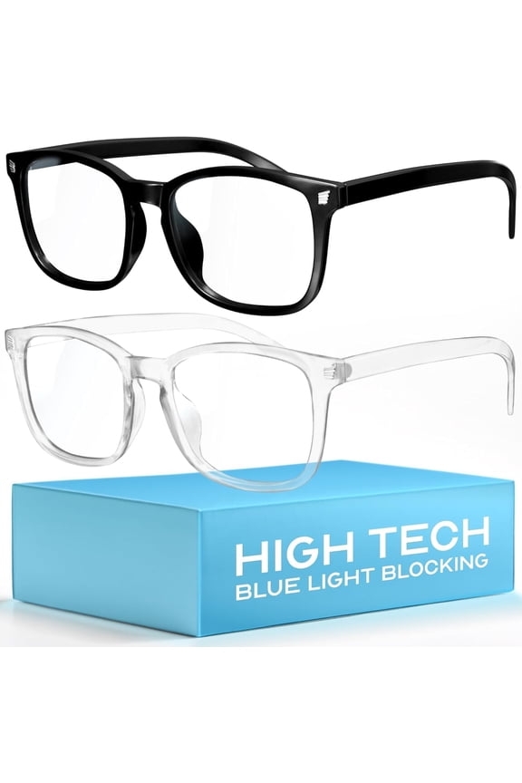 High Tech Blue Light Glasses - Blue Light Blocking Computer Glasses - Screen & UV Protection