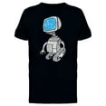 thumbnail image 1 of High Tech Moving Computer T-Shirt Men -Image by Shutterstock, Male x-Large, 1 of 4
