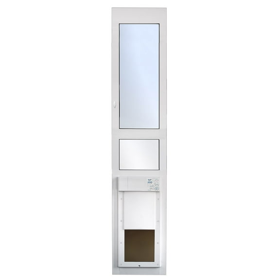 High Tech Pet Power Pet Eglass Extra Tall Fully Automatic Patio Door, 18.88" L X 4" W X 93.75" H