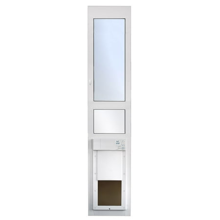 High Tech Pet Power Pet Patio Panel for Sliding Glass Door Installations, Double Pane, Low E, Lg Extra Tall (96" x 14")