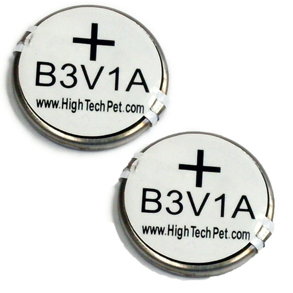 High Tech Pet Ultrasonic Collar Battery, for MS-4 and MS-5 Pet Collars 2-Pk