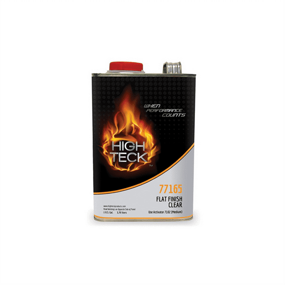 High Teck Products 77165-1 Urethane Clearcoat, 1 gal, Clear, Liquid, 4.4 lb/gal VOC, 6:1 Mixing
