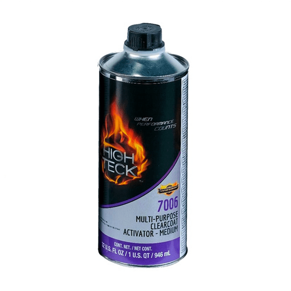 High Teck Products 7006-4 Multi-Purpose Clearcoat Medium Activator, 1 qt, Liquid, Use With: 7000-1 Multi-Purpose Clear