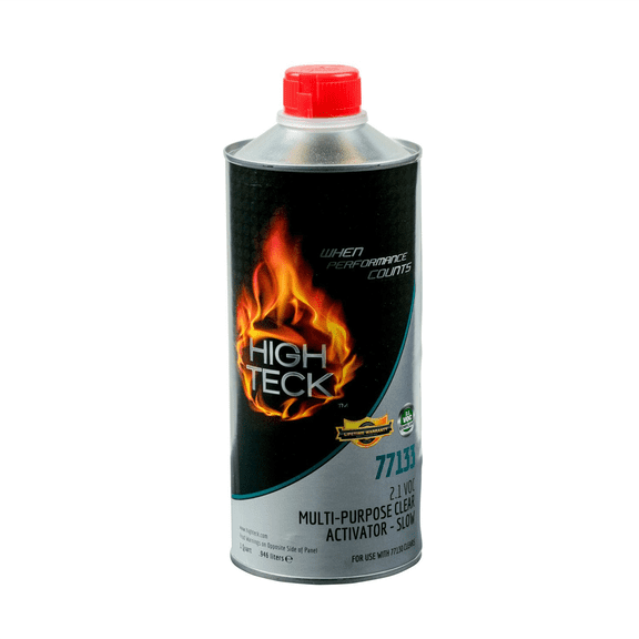 High Teck Products 77133-4 Slow Activator, 1 qt, Fluid, Use With: 77130 2.1 VOC Multi-Purpose Clearcoat