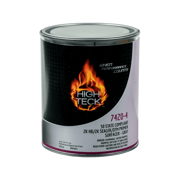 High Teck Products 7420-4 2.1 VOC 2K HB GRAY URETHANE PRIMER