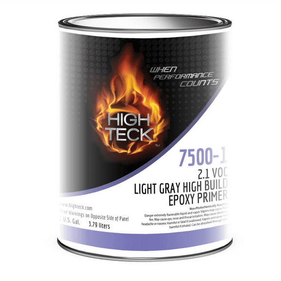 High Teck Products 7500-1 2.1 VOC Light Gray High Build Epoxy Primer