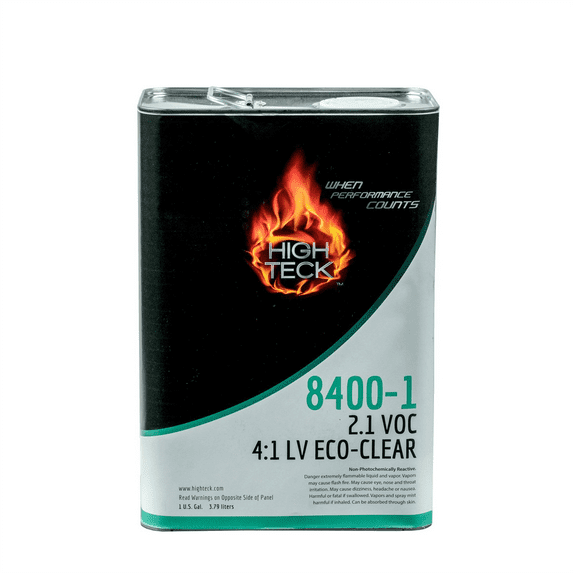 High Teck Products 8400-1 Eco Clear 4:1, 2.1 VOC, High Gloss, Flexible, Gallon