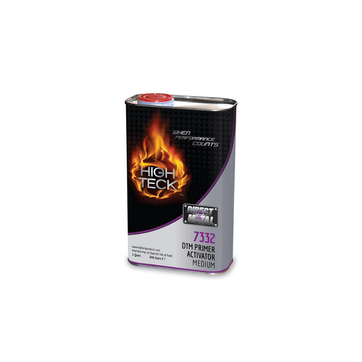 High Teck Products 7332-4 Medium Activator, 1 qt, Colorless, Liquid, Use With: 7330 DTM 2K High Solids Primer