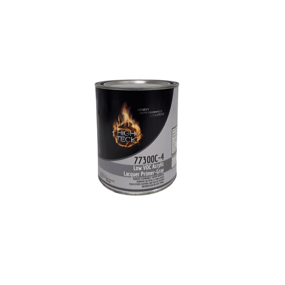 High Teck Products 77300C-4 Low VOC High Solids Acrylic Lacquer Primer-Gray-QT