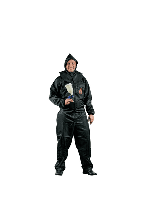 Products PS125B Premium Paint Suit, 3X-Large, Black, 2-Way Zipper