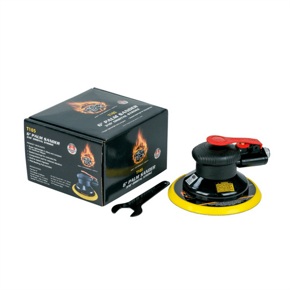 High Teck Products T105 Palm Sander, 6 in Dia, Round