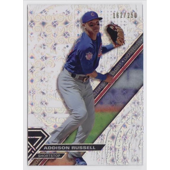 High Tek Tidal Diffractor Addison Russell #HT-AR Parallel Baseball Card Topps Chicago Cubs Chicago Cubs MLB Baseball Trading Card