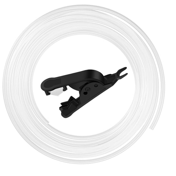 High-Temp PTFE Tubing 10M With Clips & Cutter For Labs P1P/P1S/X1C Printer Mods Low-Friction
