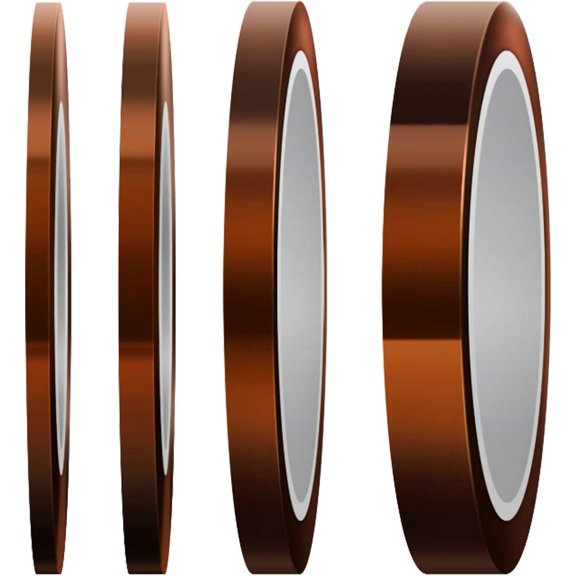 Heat Press Tape, Ideal For Circuit Board Shielding, High Quality Polyimide Film Ensures No Odor And Easy Stick For Sublimation And 3D Printing Applications (Polyimide Adhesive