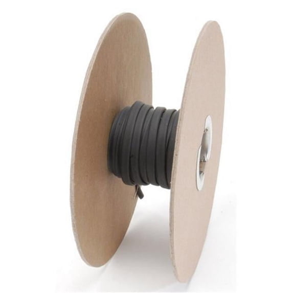 High-Temperature 3-1 Ratio Heat Shrink Tube Spool, Black - 3 mm x 50 ft.