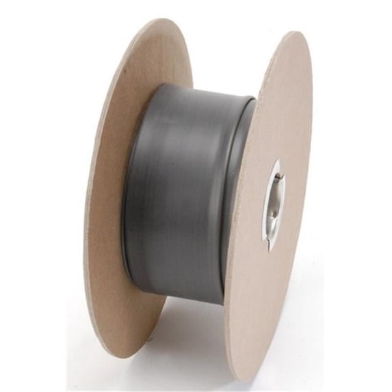 High-Temperature 3-1 Ratio Heat Shrink Tube Spool, Black - 24 mm x 50 ft.