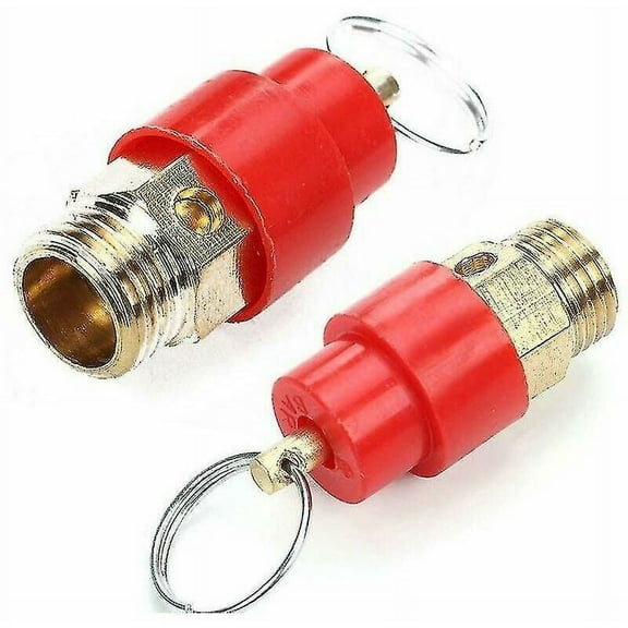 High-Temperature Air Compressor Valve, 2 Pieces, Stainless Steel Spring, Offers Back Pressure Protection