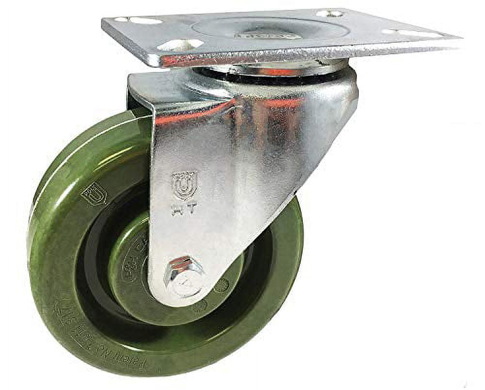 CASTER HQ High Temperature Bakery Oven Rack Caster | -20F to 550F | 4" x 1.5" Size | 500 lbs Capacity Each | Part#: Z20P2431NGD