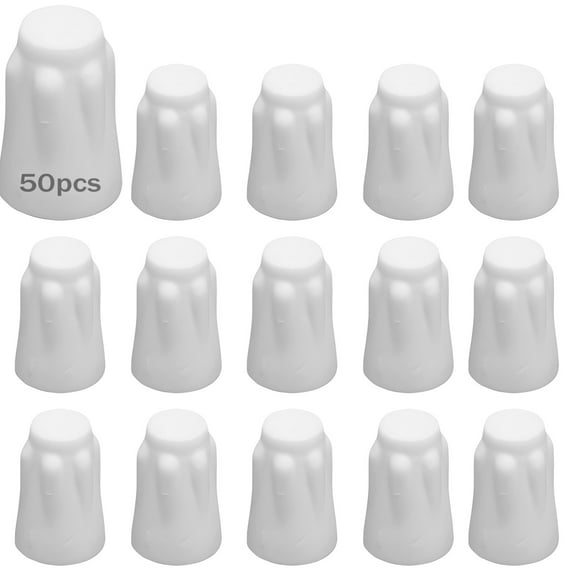 High-Temperature Ceramic Wire Nuts, 50pcs, CP-1L-173L, Ceramic Wire Connectors for Oven and Ceramic Appliances, High Temp Resistance, Ideal for Electrical Wiring and Lighting Fixtures