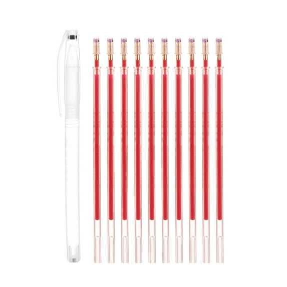 High Temperature Disappearing Pen Sewing Tool Heat Erasable Pen Red, Tailor Thermal Erasing Pen High Temperature Disappearing Pen Sewing Tool 2Ml