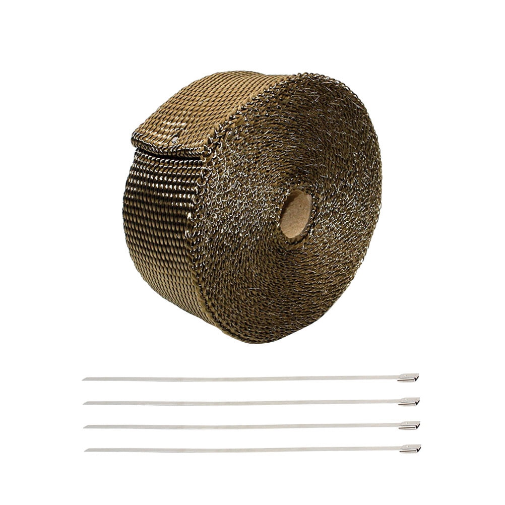 High Temperature Exhaust Heat Wrap Heater Retention Resistant Downpipe