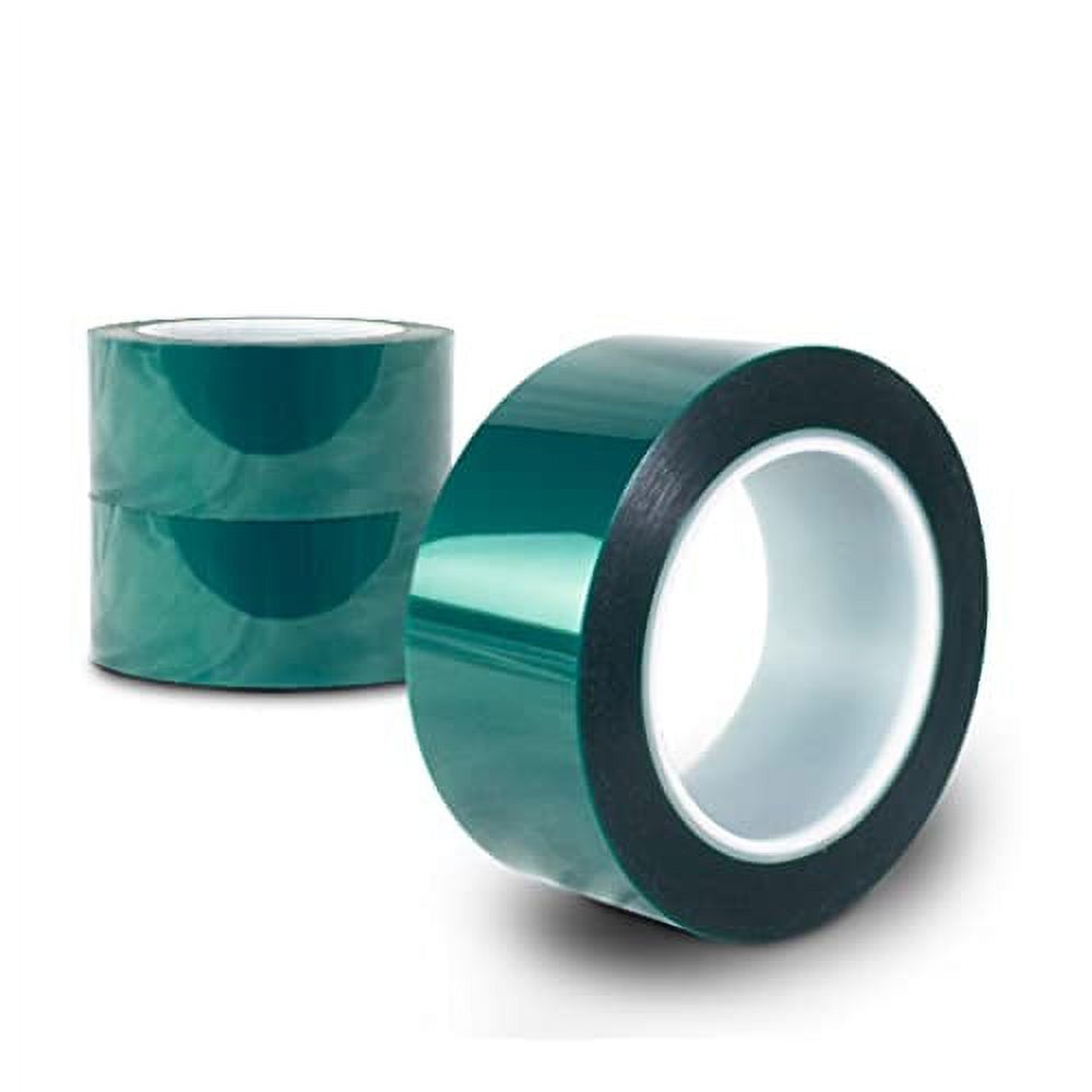 High Temperature Heat Resistant Masking Tape, Powder Coating, ECoating Green Silicon Adhesive