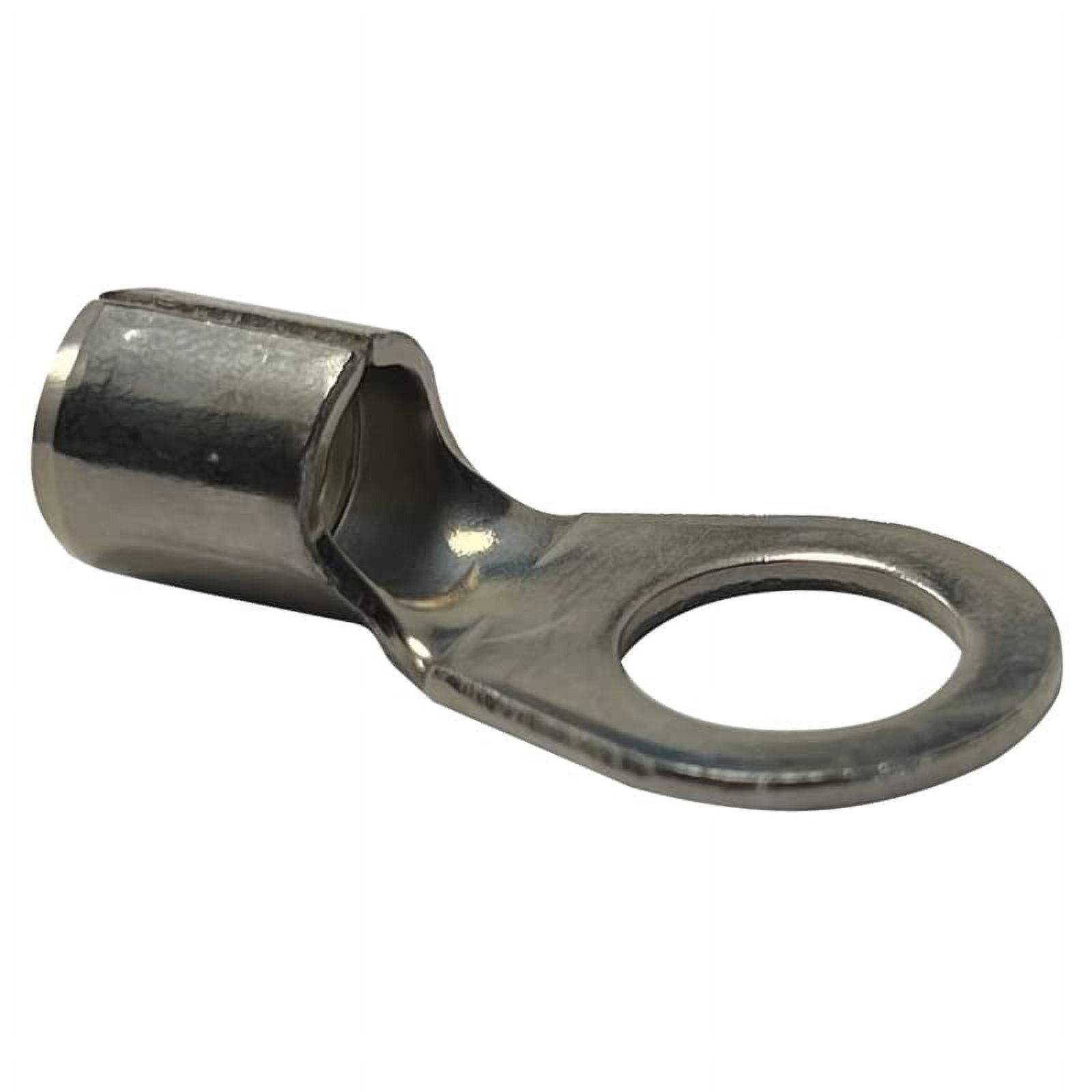 High Temperature NonInsulated Ring Connector 6 Gauge AWG 3/8" Stud