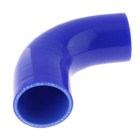High Temperature Resistant 102mm 90 Degree Silicone Rubber Vacuum Hose Blue