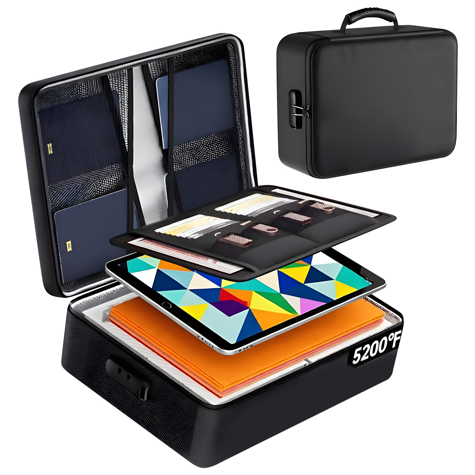 High Temperature Resistant Up to 5200F Waterproof File Protections Box ...