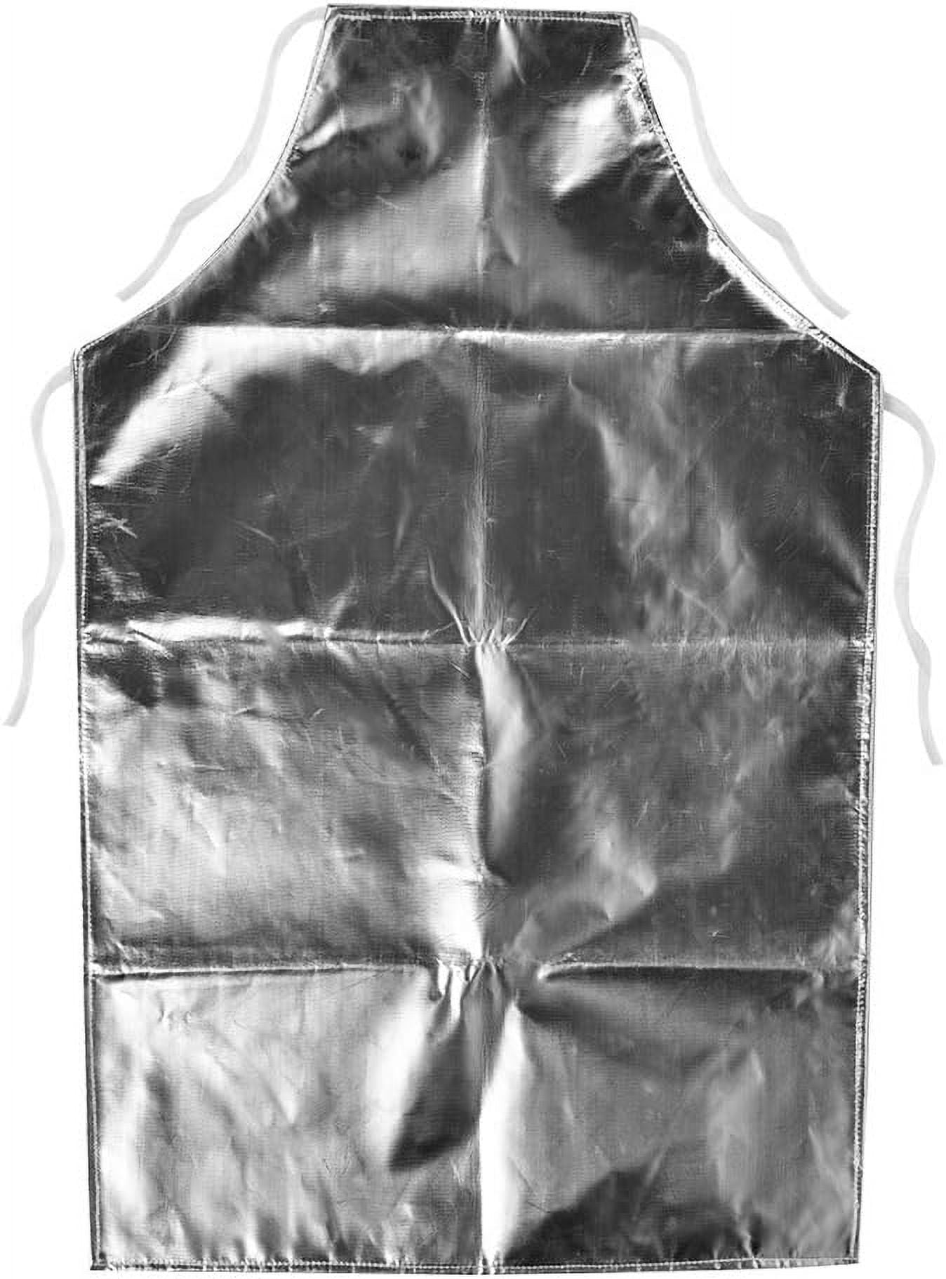 High Temperature Resistant Apron, 1000°C Aluminized Cotton, Bib Style