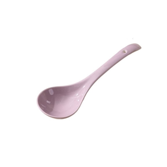 High Temperature Resistant Service Ceramic Ladle For Serving Soup And Stew, Long Handled Spoon with Deep Oval Hook Design, Dishwasher Safe