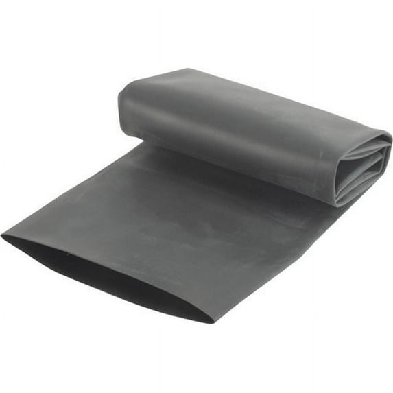 High-Temperature Shrink Tube, Black - 3 in. x 2 ft.