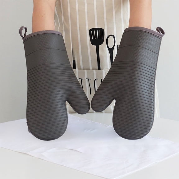 High Temperature Silicone Oven Glove  Superior Heat Protection, Non-Slip Grip, Easy Clean, Flexible for Kitchen & BBQ (Single)