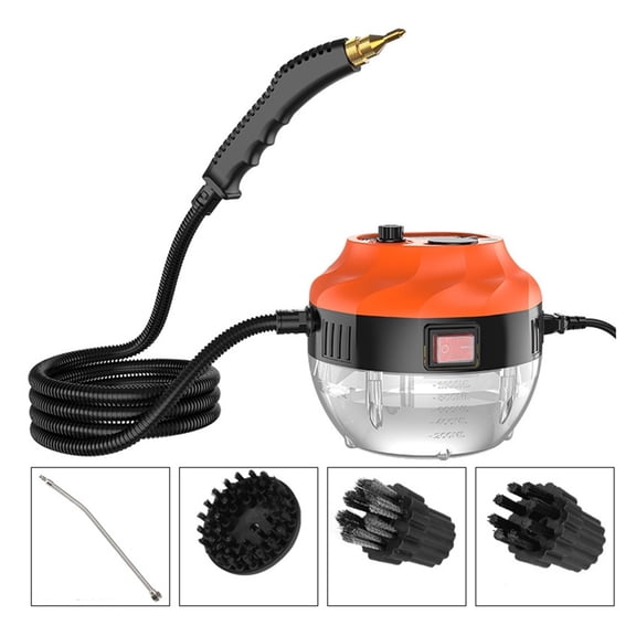 High Temperature Steam Cleaner, Sterilization Steam Generator For Cleaning Air Conditioner Kitchen Household Appliances ,Multi-Surface - ORANGE_1