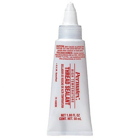 High Temperature Thread Sealant, 50 ml Tube, White | Bundle of 2 Tubes