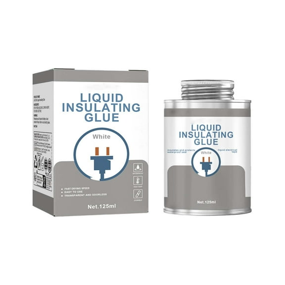 High-Temperature Transparent Electrical Insulation Waterproof Adhesive Sealant 125ml Heat Resistant Glue for Electronics Component Protection Clear Bonding Agent