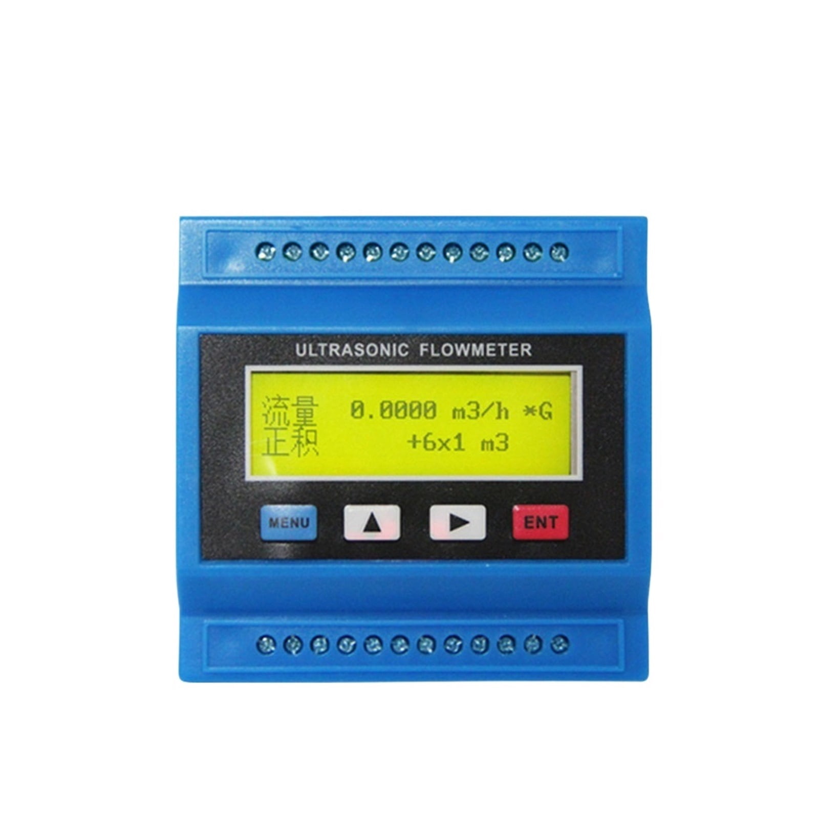 Flow Speed Meter High-Temperature Ultrasonic Flowmeter, Portable External Clip -in Pipe ...