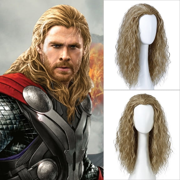 High Temperature Wire Anime Cosplay Wig 53cm  Adjustable Heat Resistant Synthetic Costume Wig for Halloween, Conventions & Theme Parties