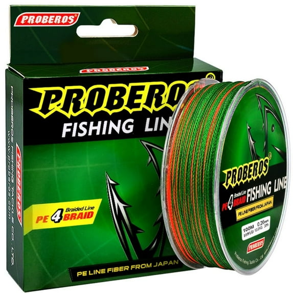 High Tensile 100m Angling fishing 4 stand 100m Elastic Thread Spool Monofilament Invisible Wire PE Plaited Fishing Line 6.0/60LB