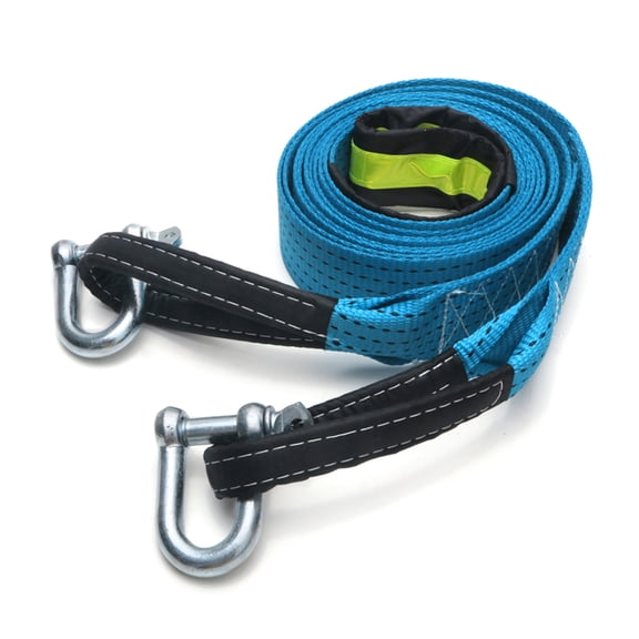 High Tensile Car Towing Belt Safety Towing Strap Emergencies Towing Rope High Visibility Towing Enhances Safety Features