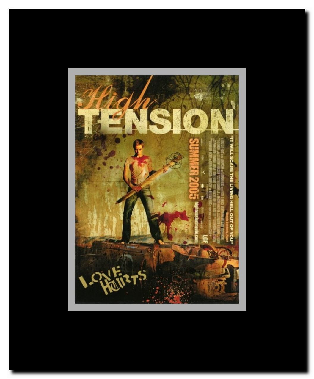 High Tension Framed Movie Poster